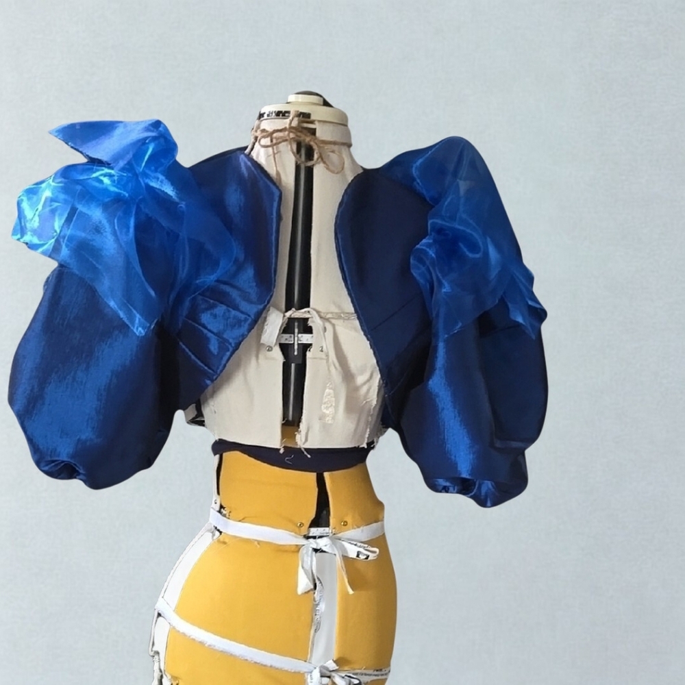 Elegant Blue Women's Jacket